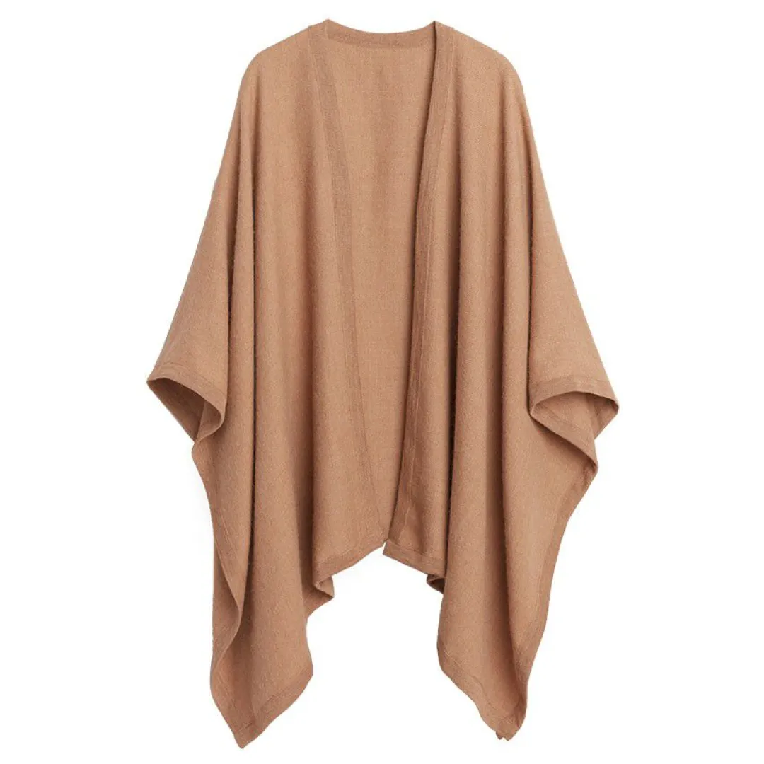 Hot Cuyana Baby Alpaca Square Edge Cape Camel