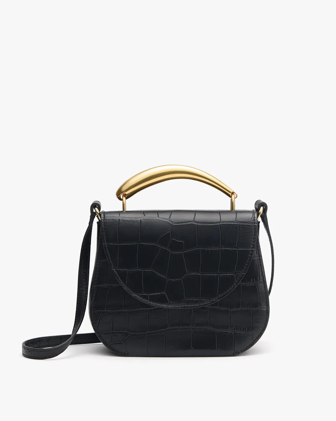 Online Cuyana Nova Bag (Croco) Black