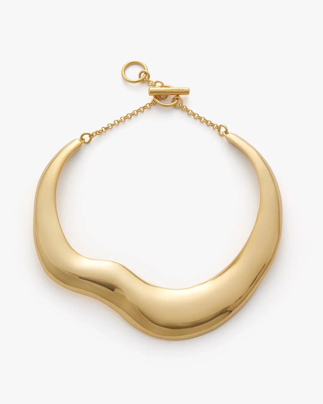 New Cuyana Ola Necklace Gold