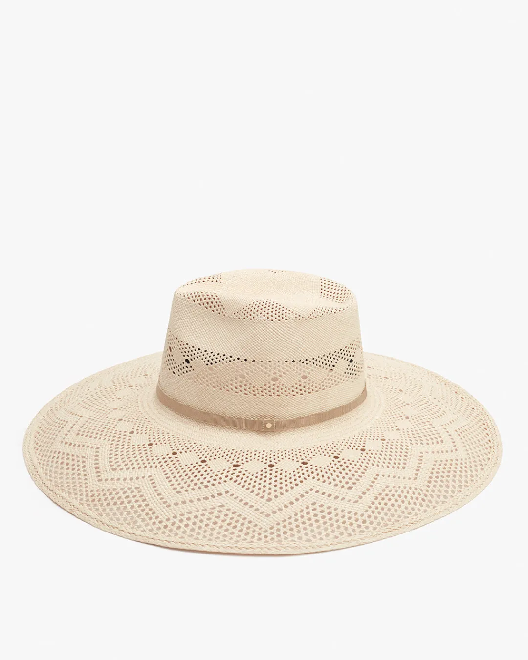 Best Cuyana Open Weave Wide Brim Ecuador Hat Natural