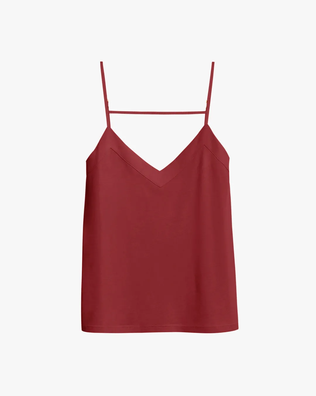 Best Cuyana Organic Pima Cami Cherry