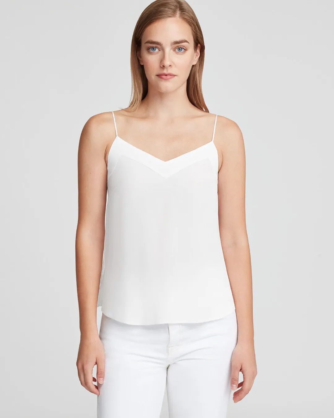 Best Sale Cuyana Silk Cami White