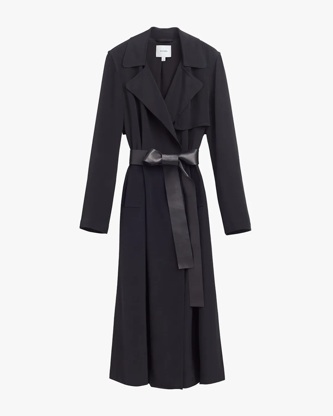 Cheap Cuyana Silk Classic Trench Black