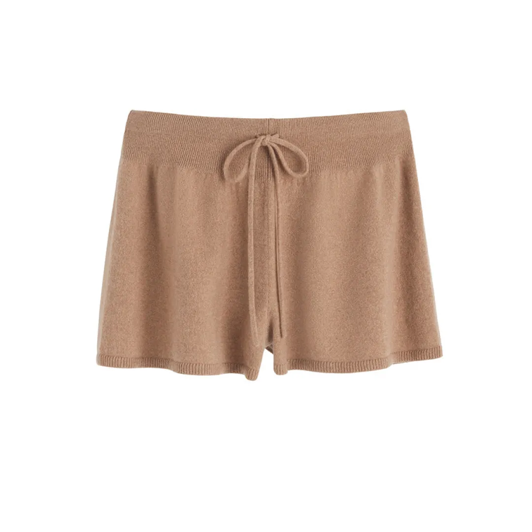 Flash Sale Cuyana Single-Origin Cashmere Shorts Camel