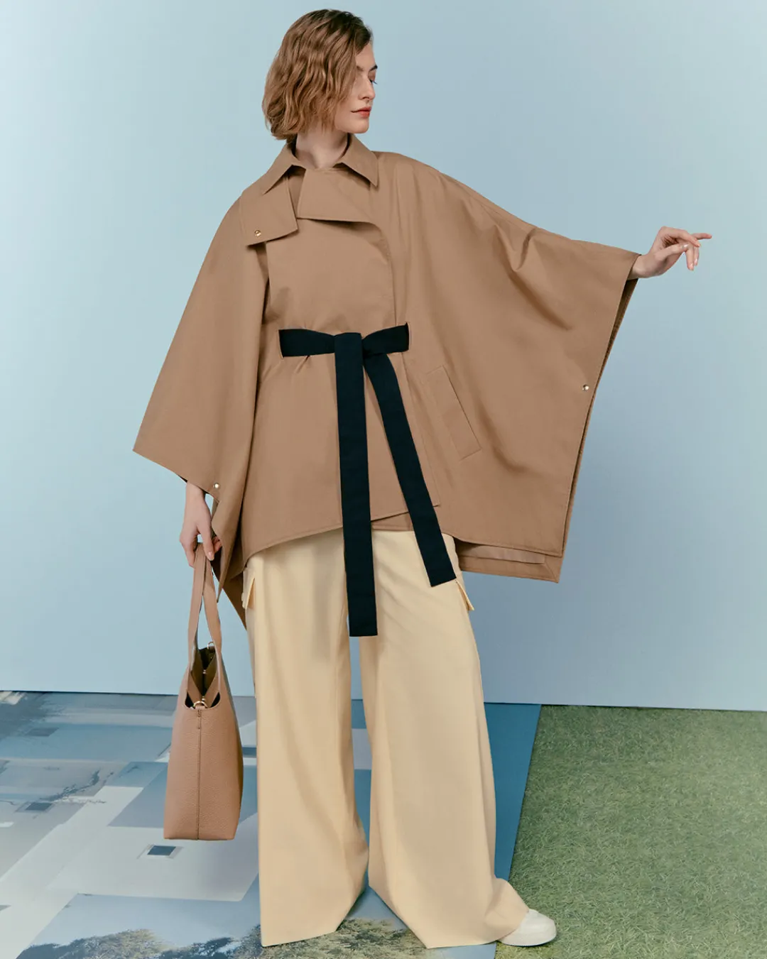 Best Cuyana Trench Cape Desert