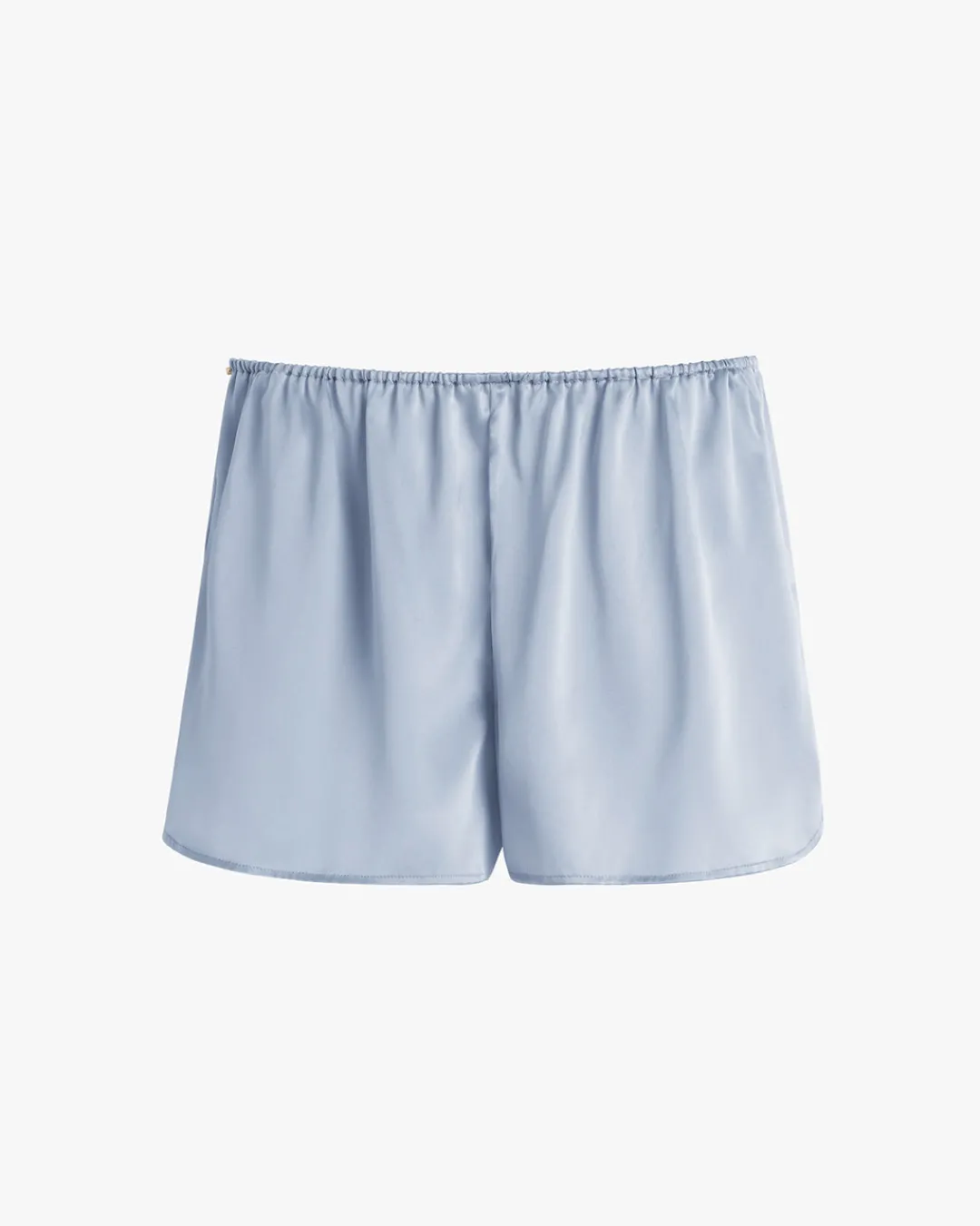 Best Sale Cuyana Washable Charmeuse Shorts Sky Blue